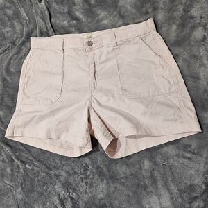 Levis High Rise Pink Utility Shorts Womens Waist Size 33
